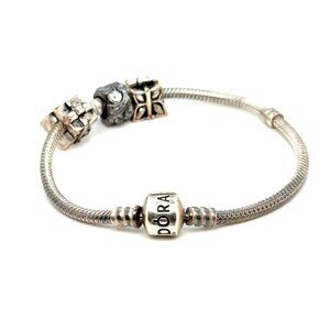 Pandora Bracelet W/ Unbranded Charms